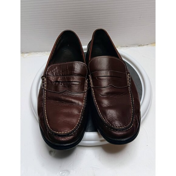 Cole Haan Other - Mens Brown Leather Loafers Shoes Size 11 Classic Slip-On Dress Casual